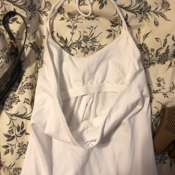 White Halter Dress - Picture 3 of 3